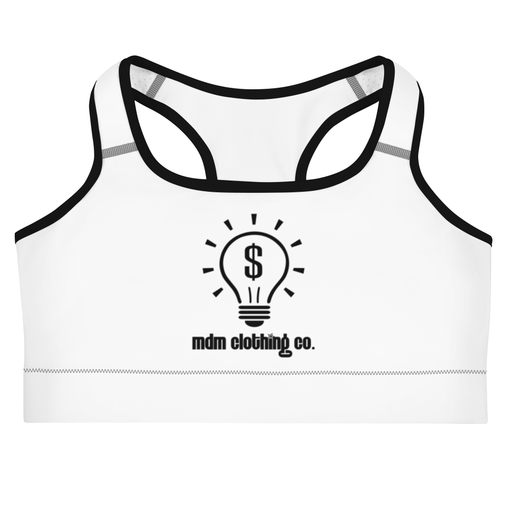 MDM Clothing Co. White Sports Bra