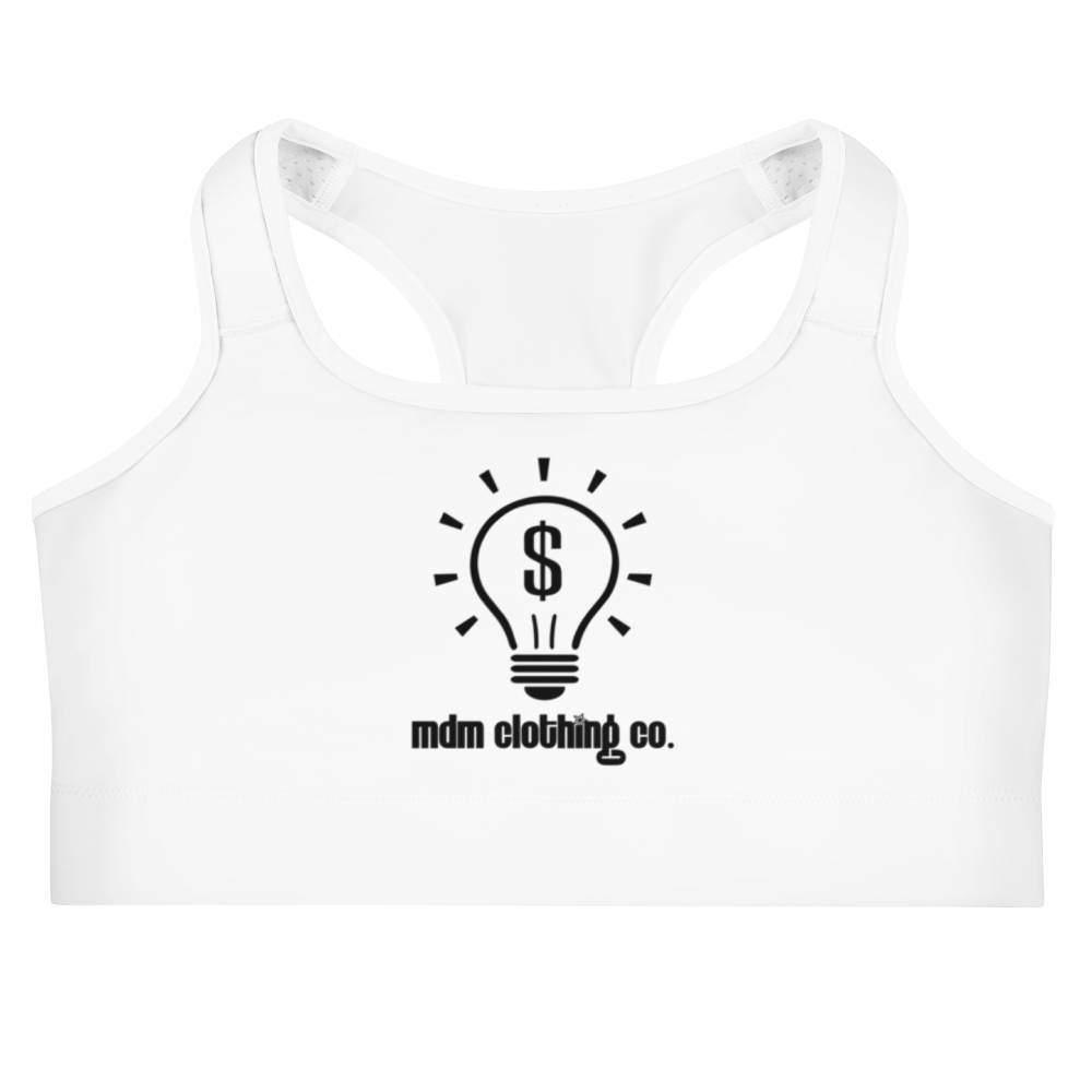 MDM Clothing Co. White Sports Bra