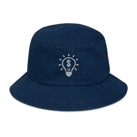 MDM Logo Denim Bucket Hat