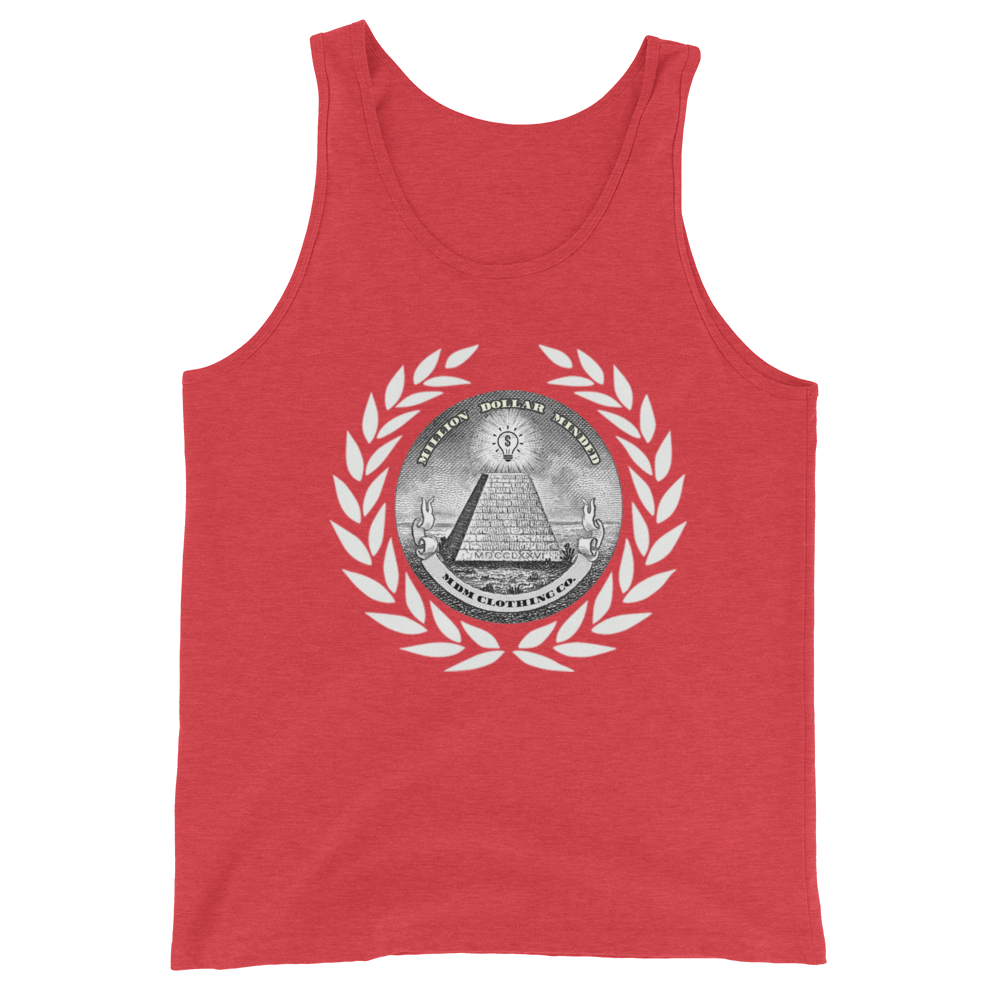 MDM Classy White Text Tank Top