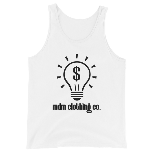 MDM Clothing Co. Black Text Tank Top