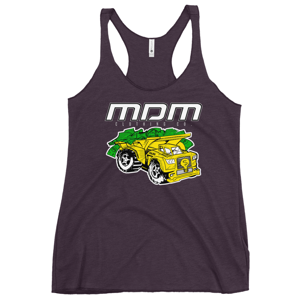 Money Truck Women's Racerback Tank Top