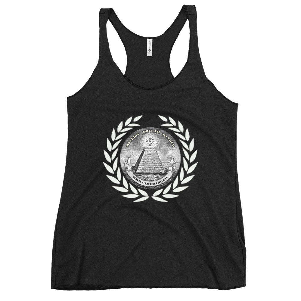 Great Seal White Text Women's Racerback Tank Top