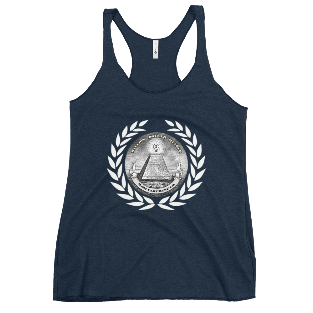 Great Seal White Text Women's Racerback Tank Top