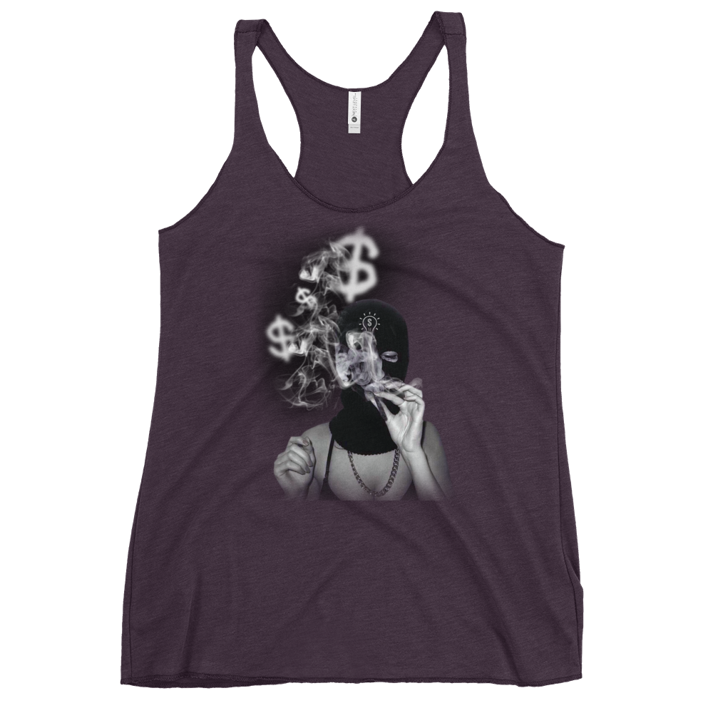 Blowin' Money Women's Racerback Tank Top