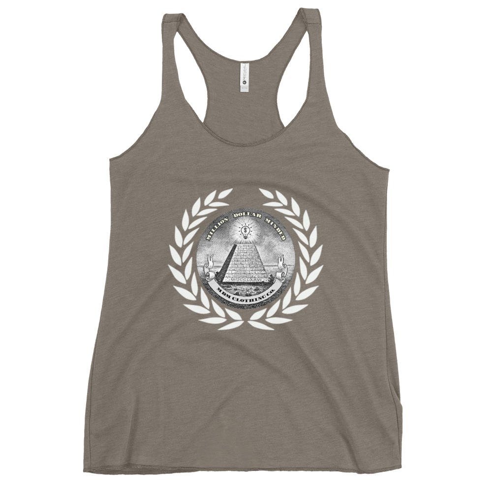 Great Seal White Text Women's Racerback Tank Top