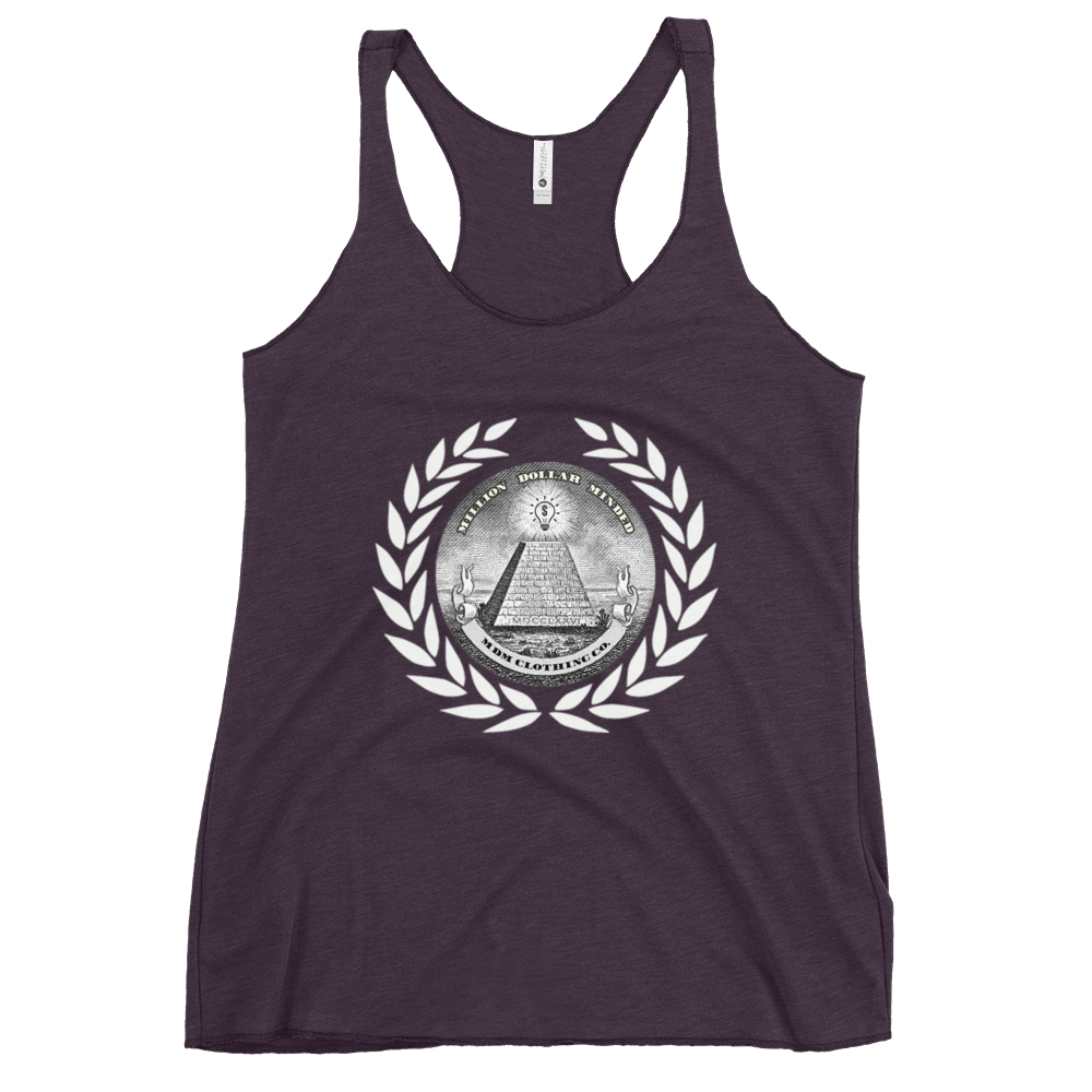 Great Seal White Text Women's Racerback Tank Top