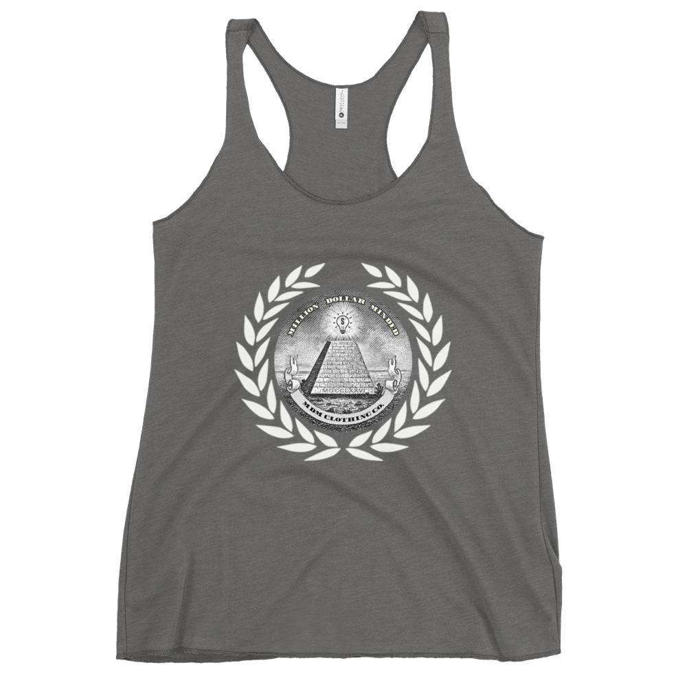 Great Seal White Text Women's Racerback Tank Top