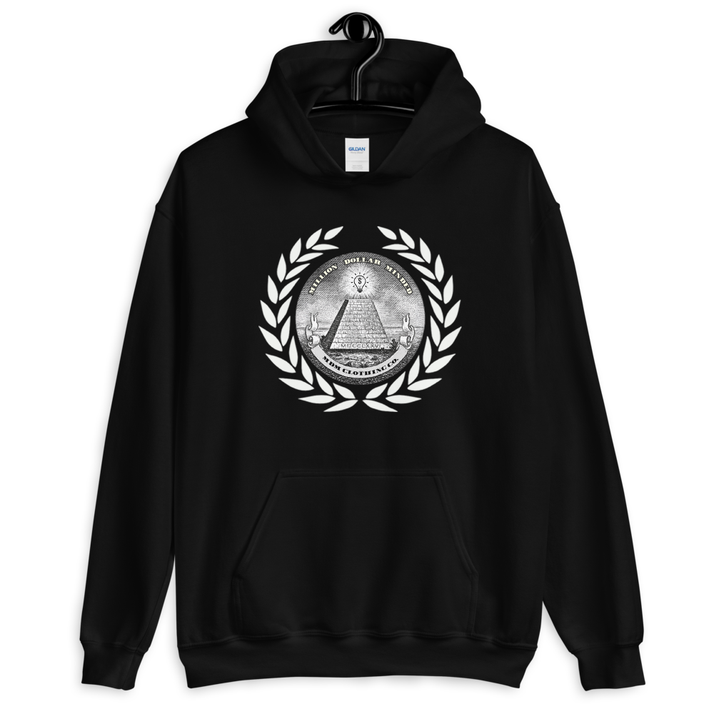 Great Seal White Text Hoodie