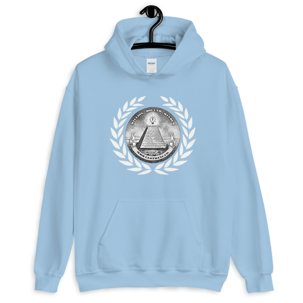 Great Seal White Text Hoodie