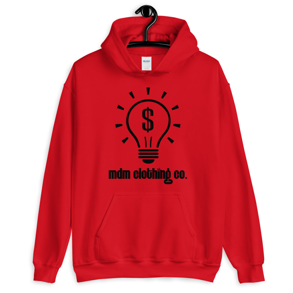MDM Clothing Co. Black Text Hoodie