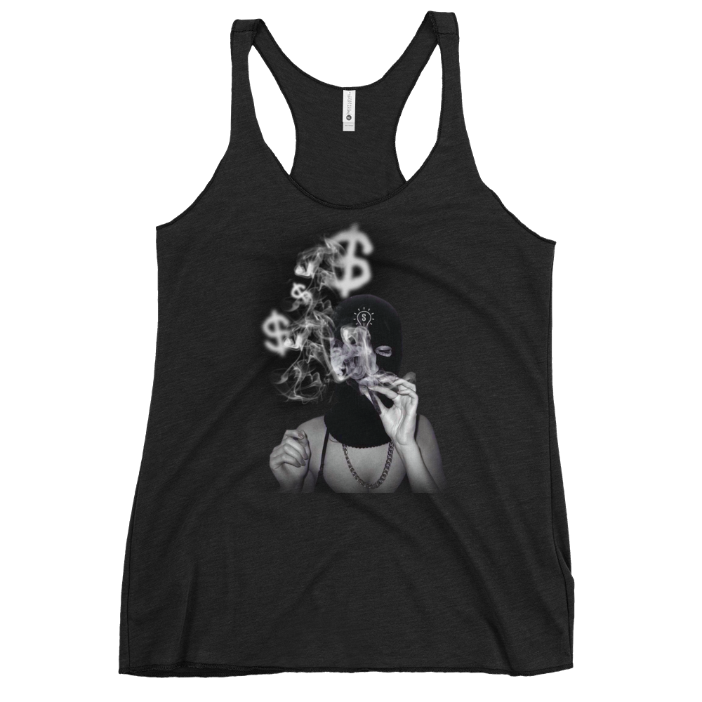 Blowin' Money Women's Racerback Tank Top