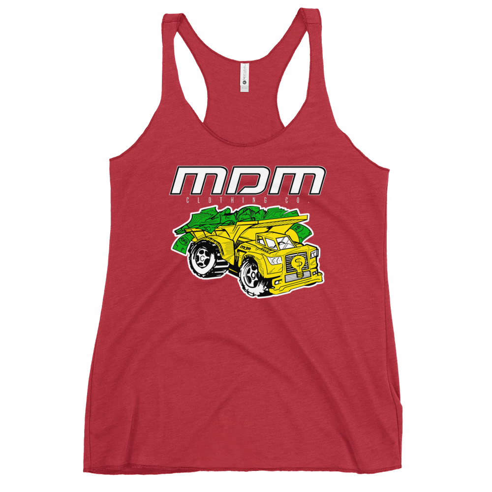 Money Truck Women's Racerback Tank Top