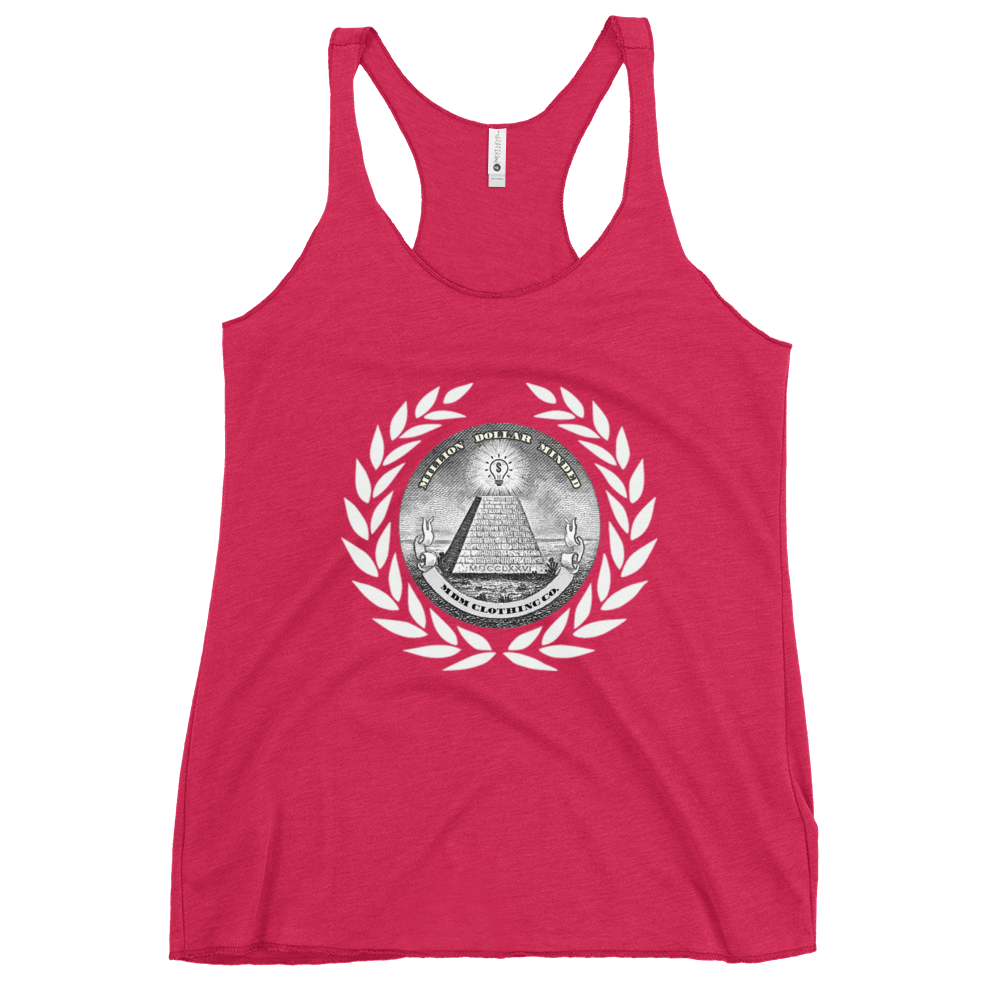 Great Seal White Text Women's Racerback Tank Top