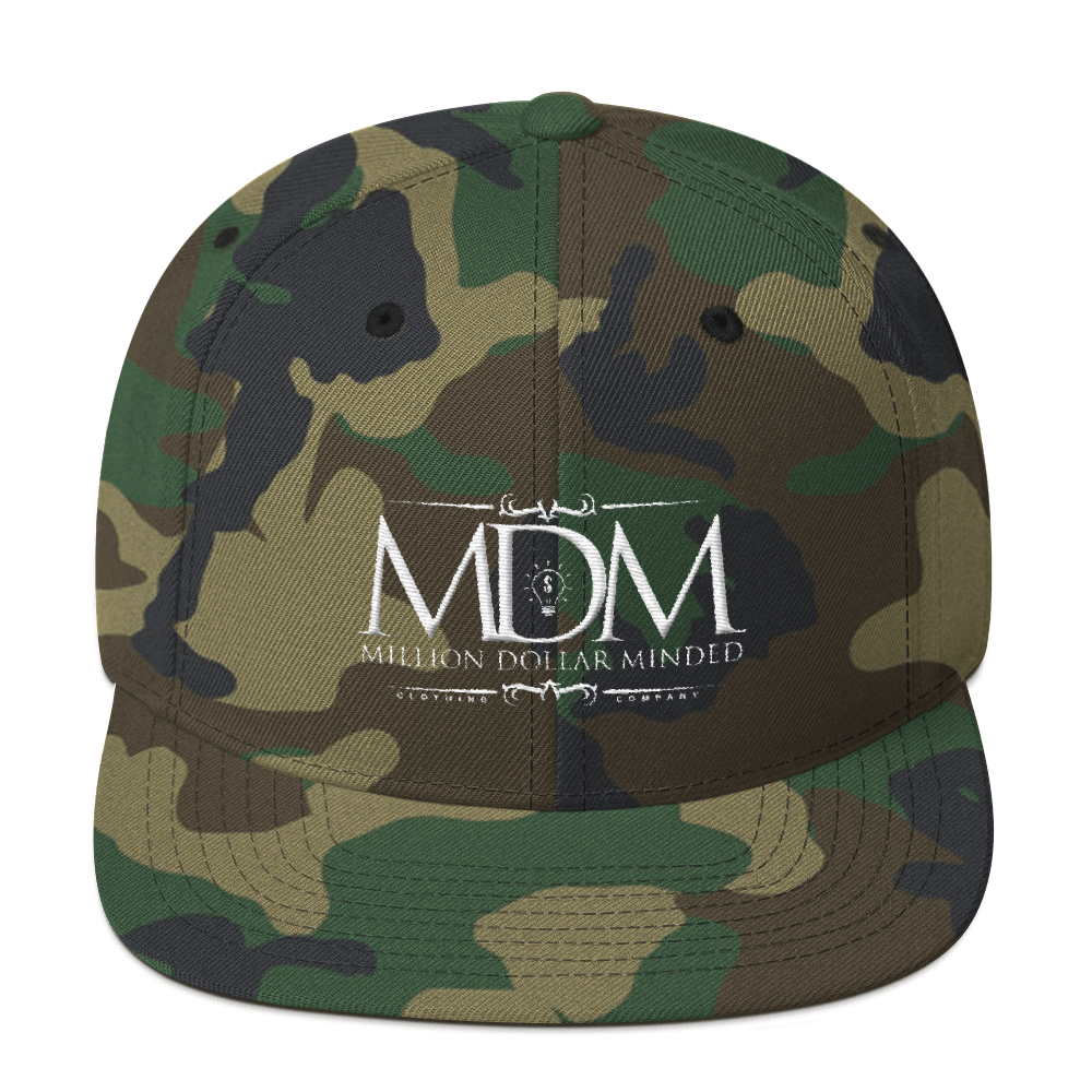 MDM Classy White Text Snapback