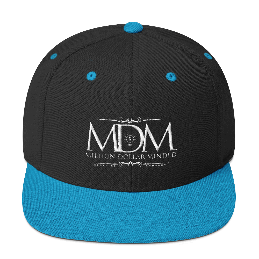 MDM Classy White Text Snapback