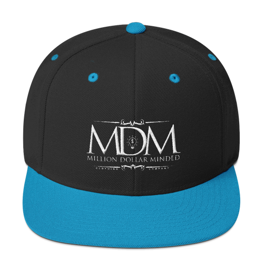 MDM Classy White Text Snapback