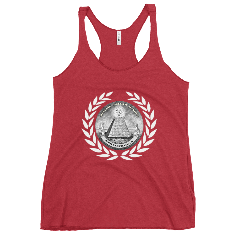 Great Seal White Text Women's Racerback Tank Top