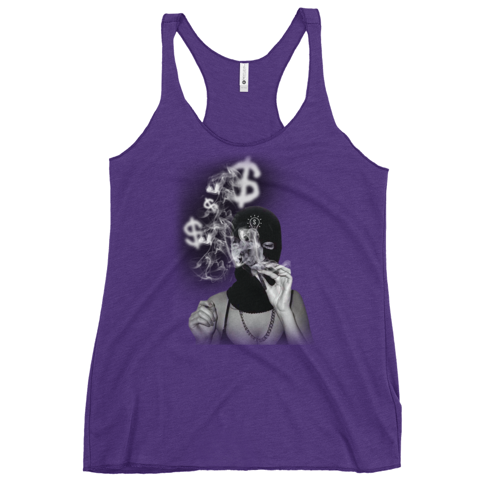 Blowin' Money Women's Racerback Tank Top