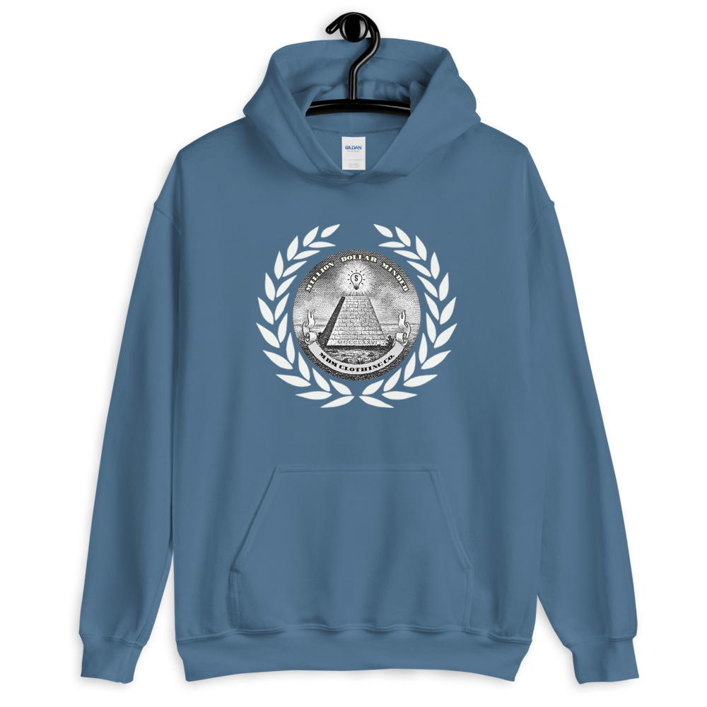 Great Seal White Text Hoodie