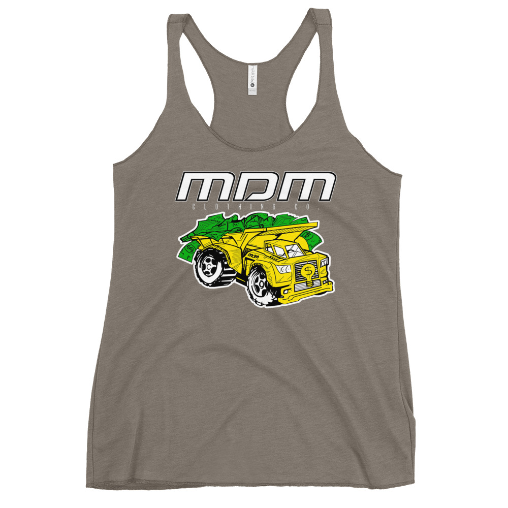 Money Truck Women's Racerback Tank Top
