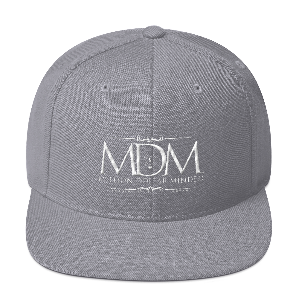 MDM Classy White Text Snapback