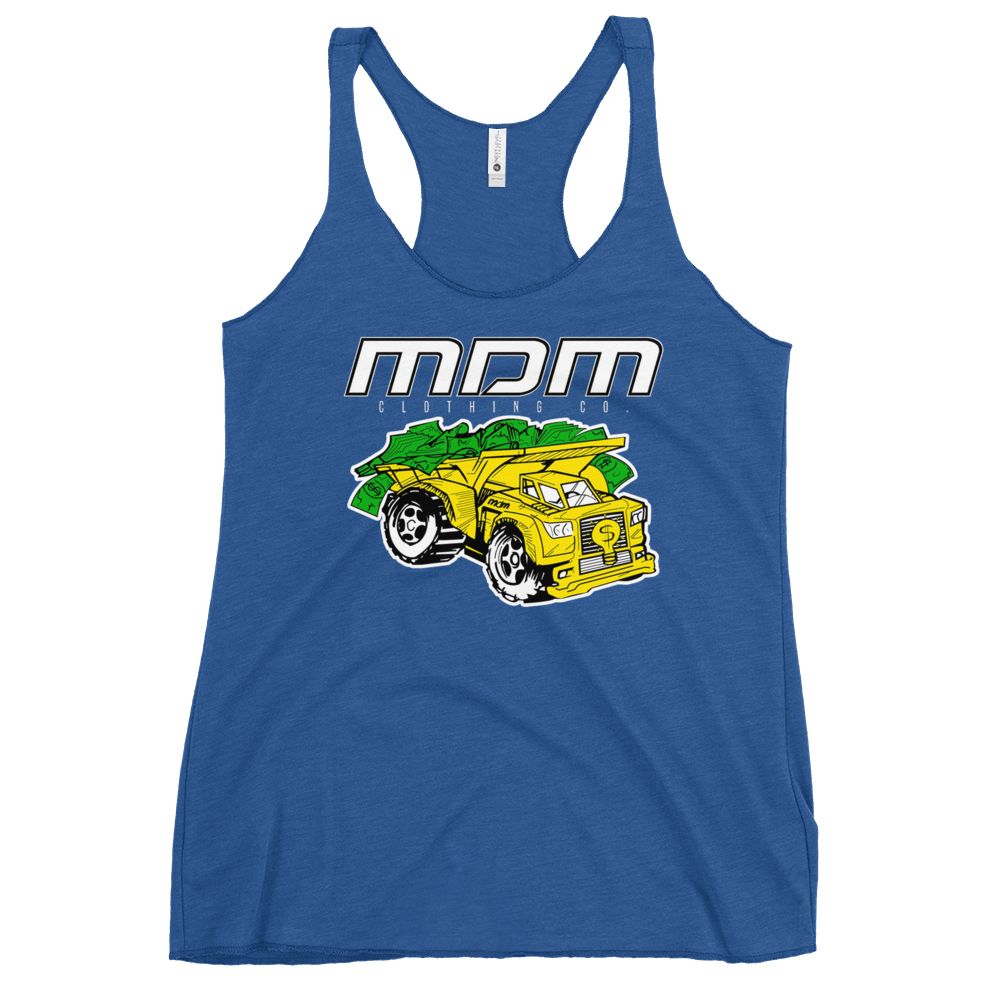 Money Truck Women's Racerback Tank Top