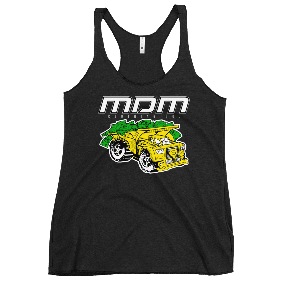 Money Truck Women's Racerback Tank Top