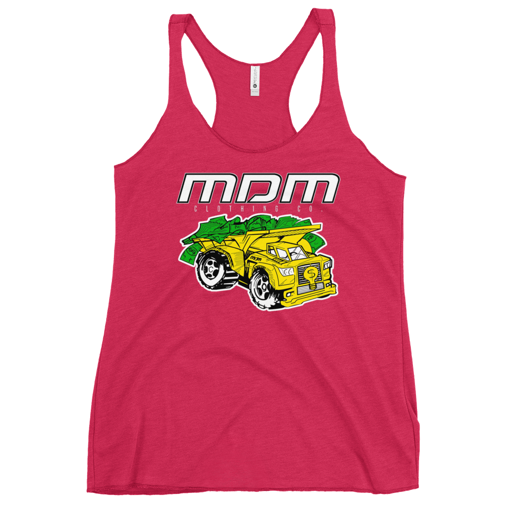 Money Truck Women's Racerback Tank Top