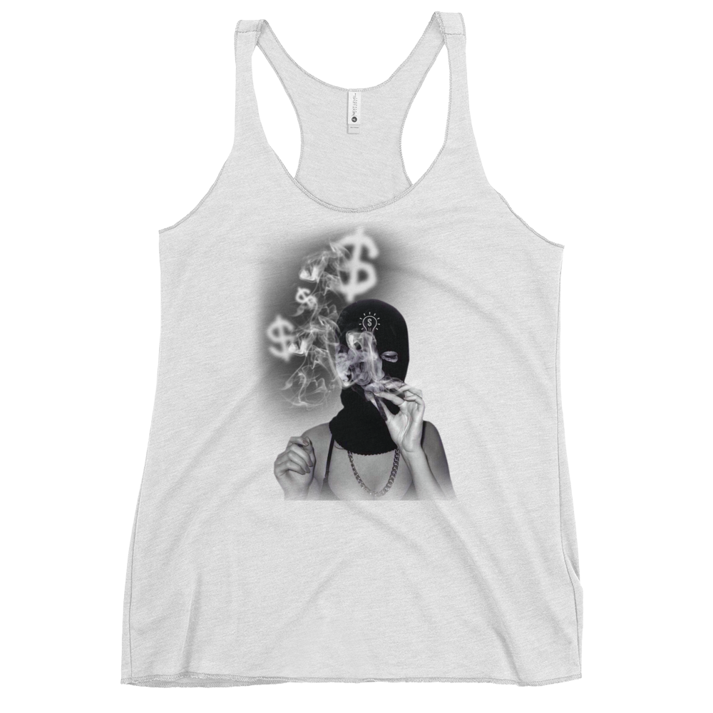 Blowin' Money Women's Racerback Tank Top
