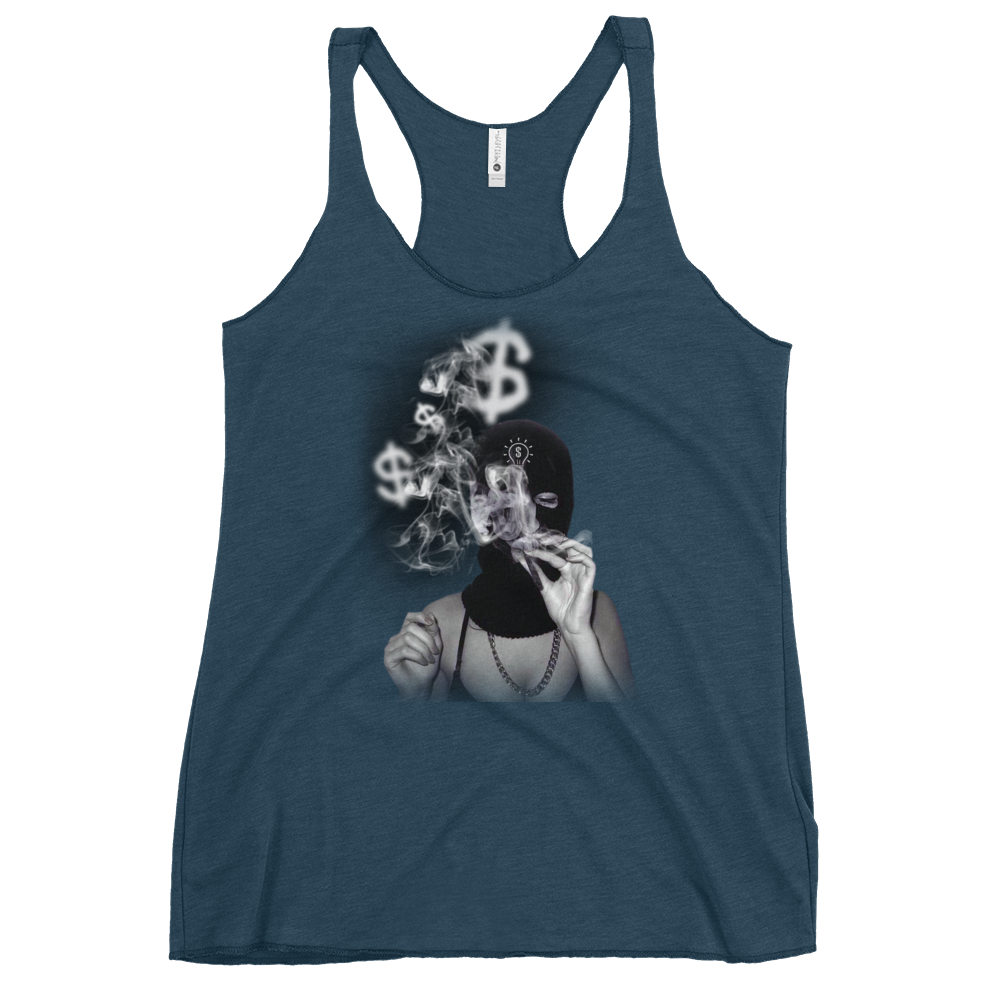 Blowin' Money Women's Racerback Tank Top