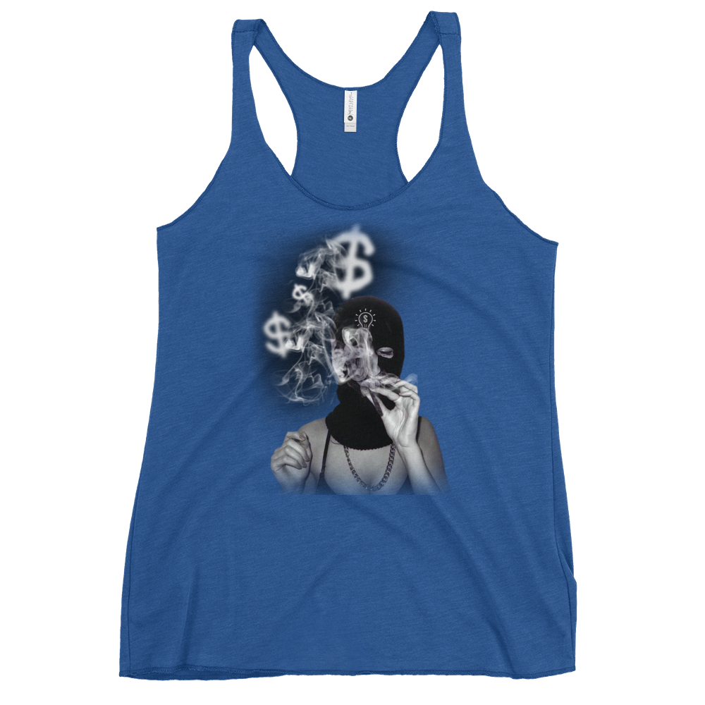 Blowin' Money Women's Racerback Tank Top