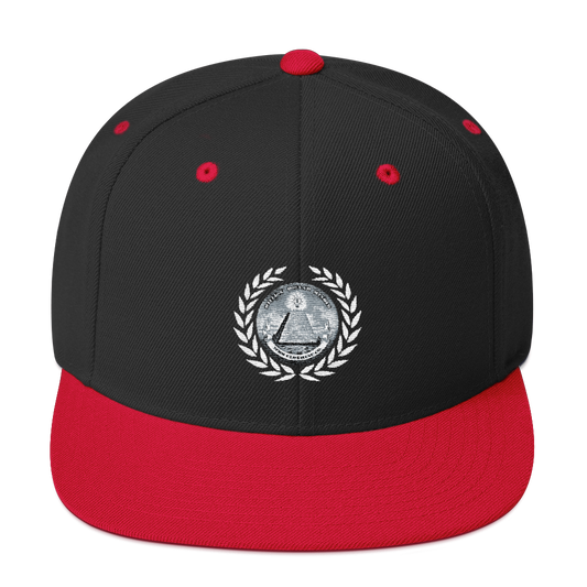 Great Seal White Text Snapback