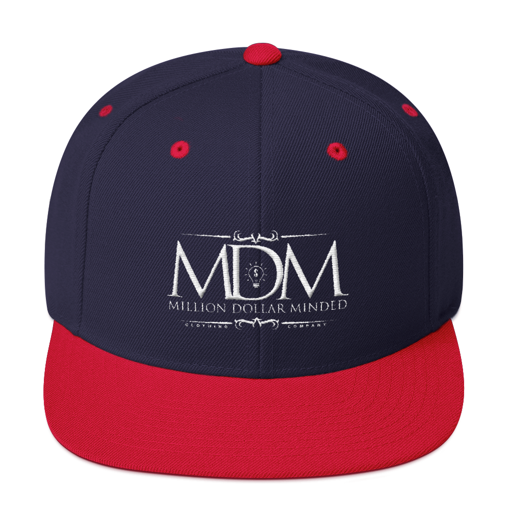 MDM Classy White Text Snapback