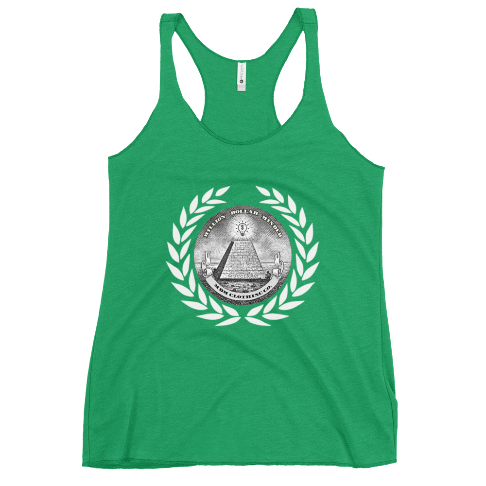 Great Seal White Text Women's Racerback Tank Top