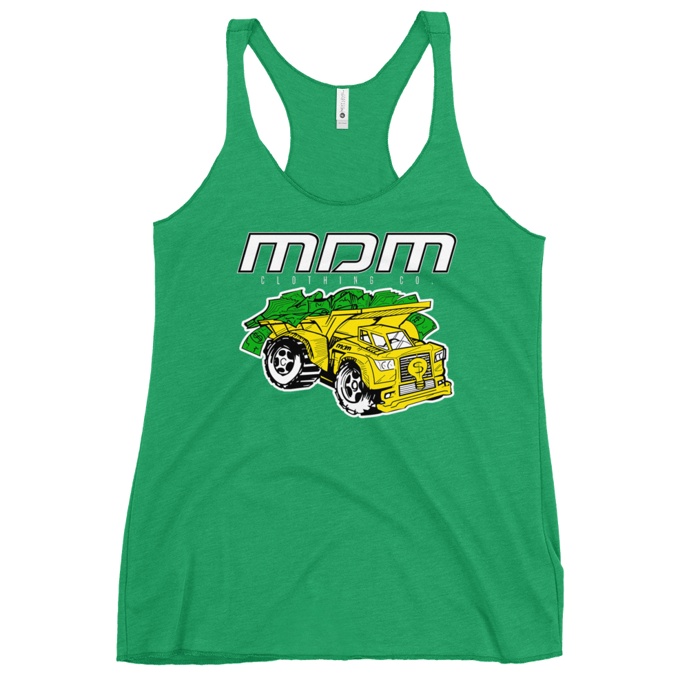Money Truck Women's Racerback Tank Top
