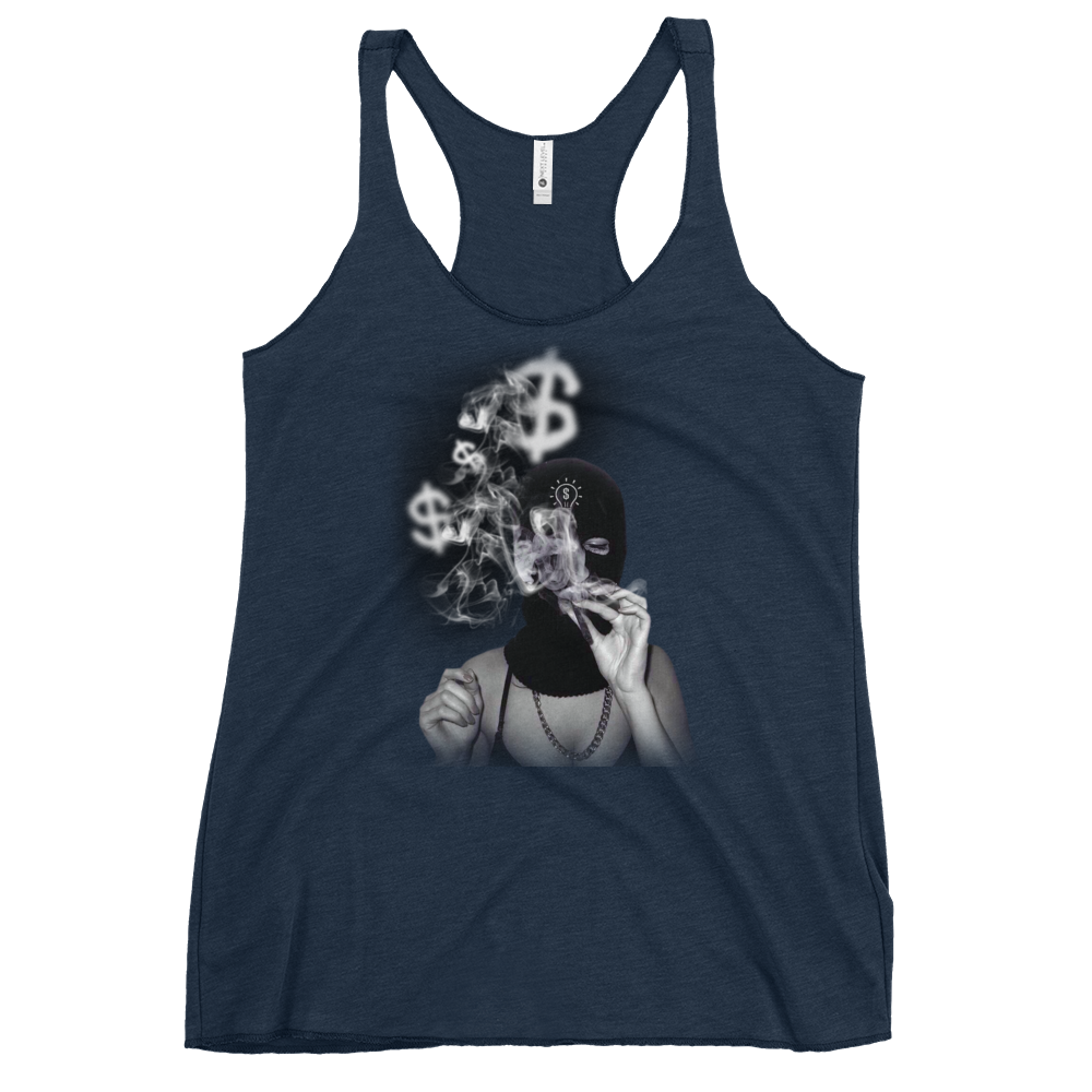 Blowin' Money Women's Racerback Tank Top