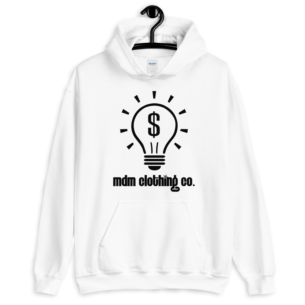 MDM Clothing Co. Black Text Hoodie