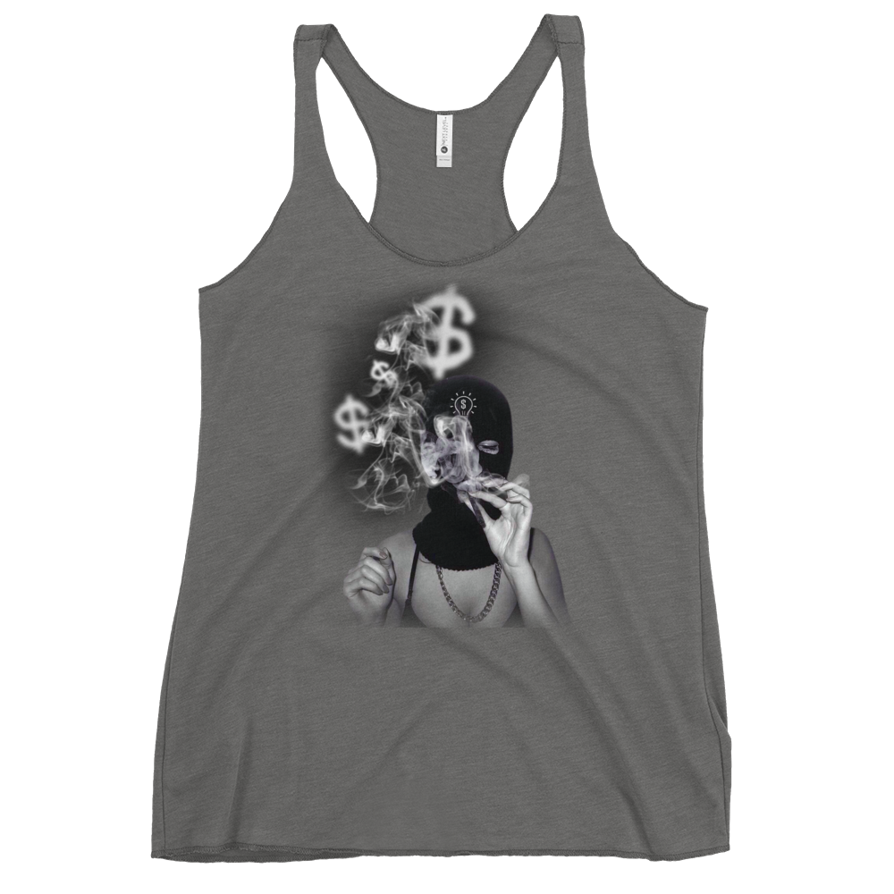 Blowin' Money Women's Racerback Tank Top