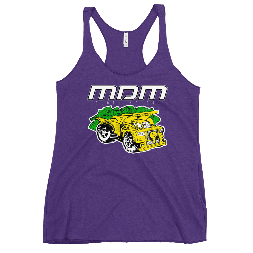 Money Truck Women's Racerback Tank Top