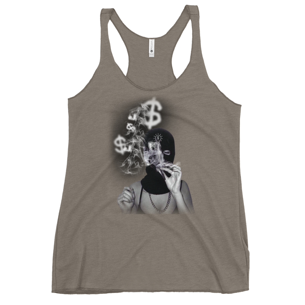 Blowin' Money Women's Racerback Tank Top