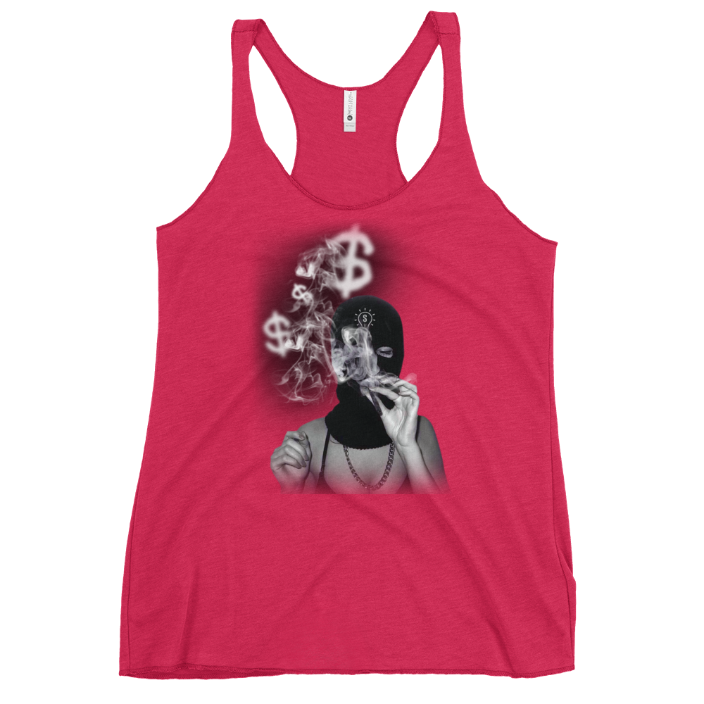 Blowin' Money Women's Racerback Tank Top