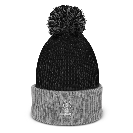 MDM Clothing Co. Speckled Pom-Pom Beanie