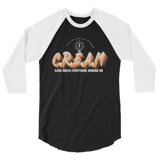 CREAM 3/4 Sleeve Shirt