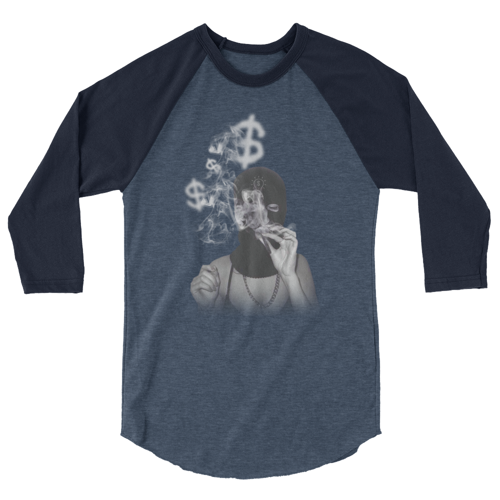 Blowin' Money 3/4 Sleeve Shirt