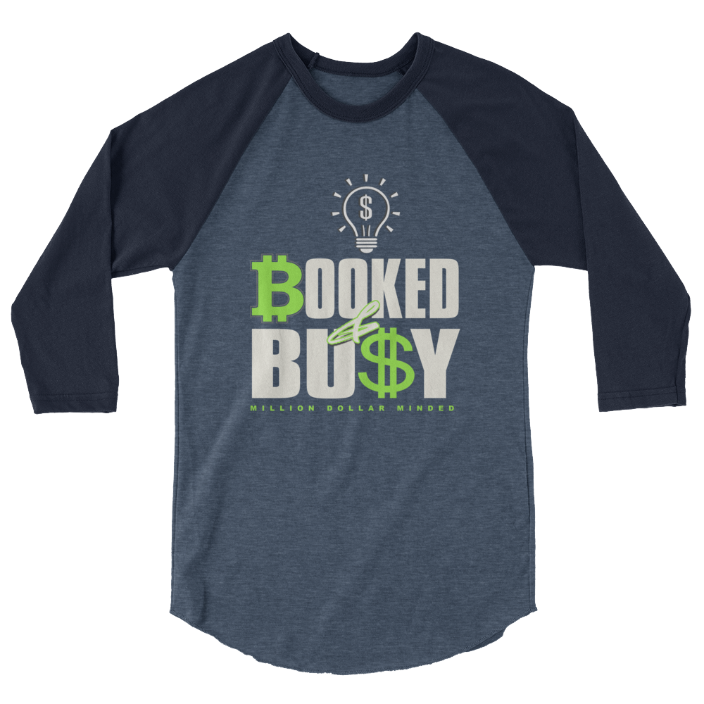 Booked & Busy 3/4 Sleeve Shirt