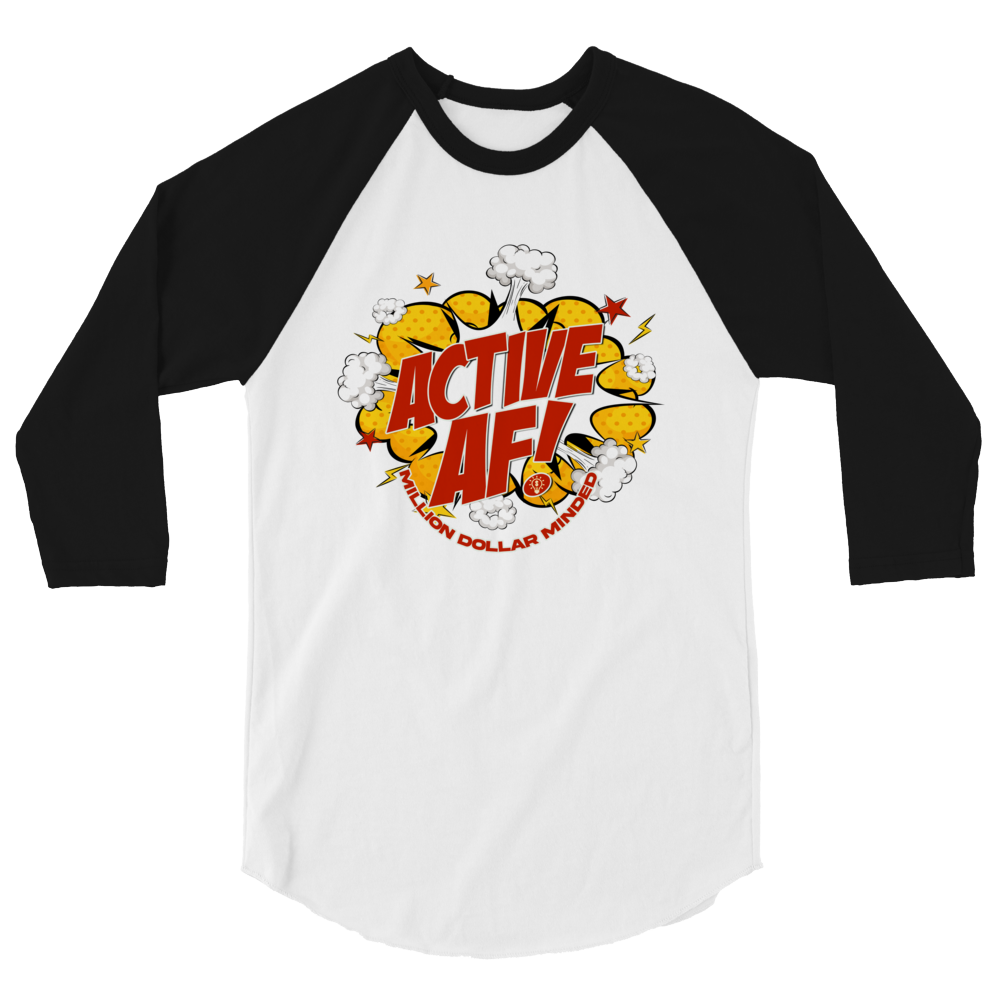 Active AF Animated 3/4 Sleeve Shirt