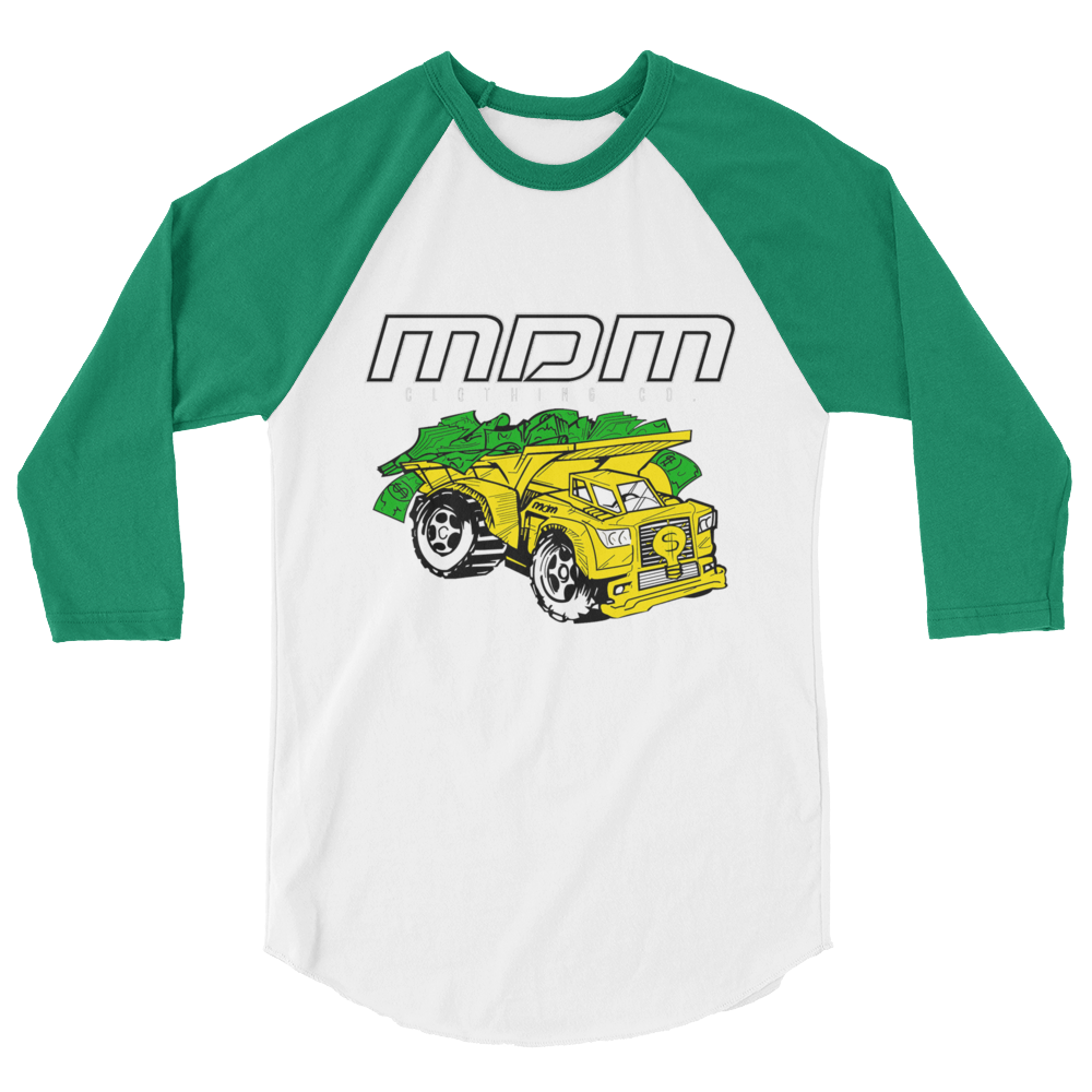 Money Truck 3/4 Sleeve Shirt