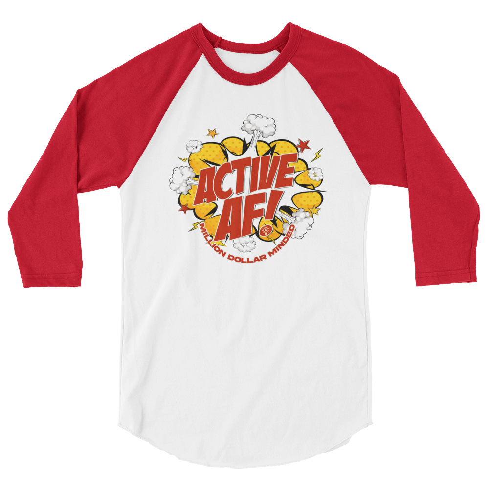 MDM Active AF Animated 3/4 Sleeve Shirt