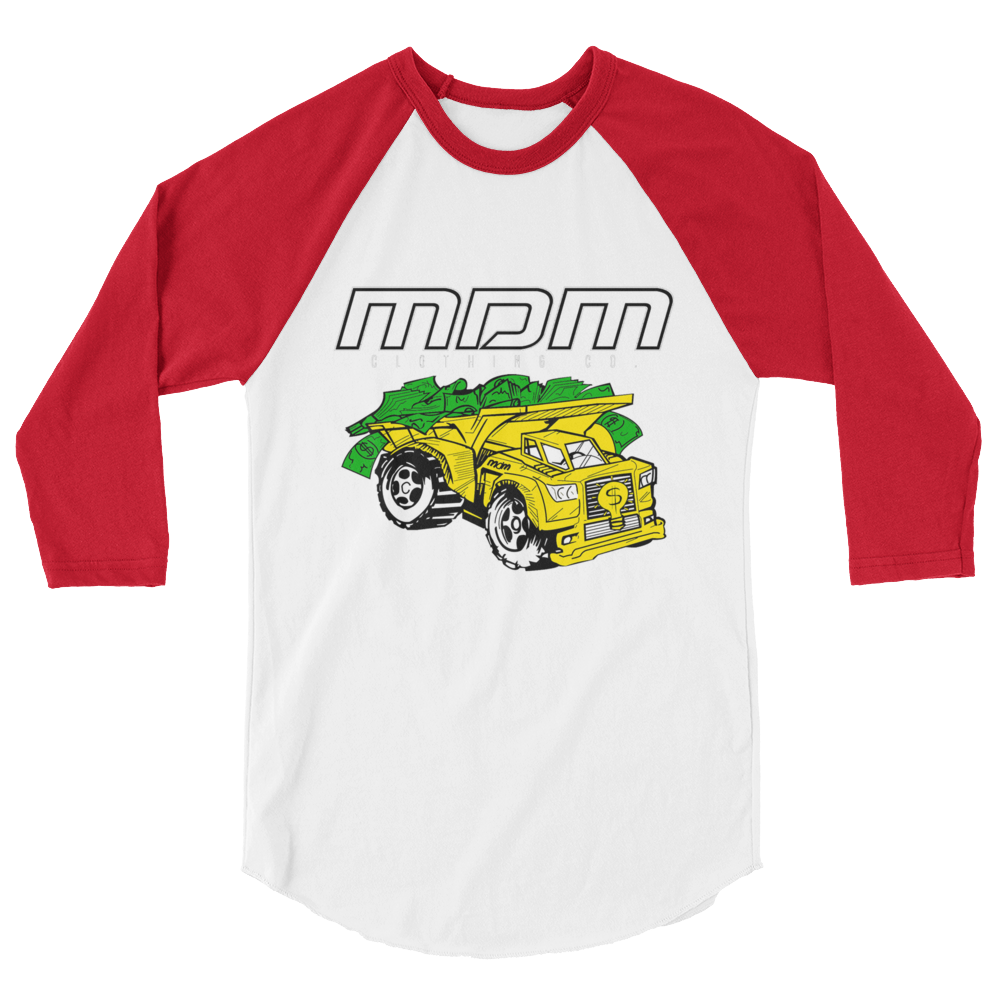 Money Truck 3/4 Sleeve Shirt